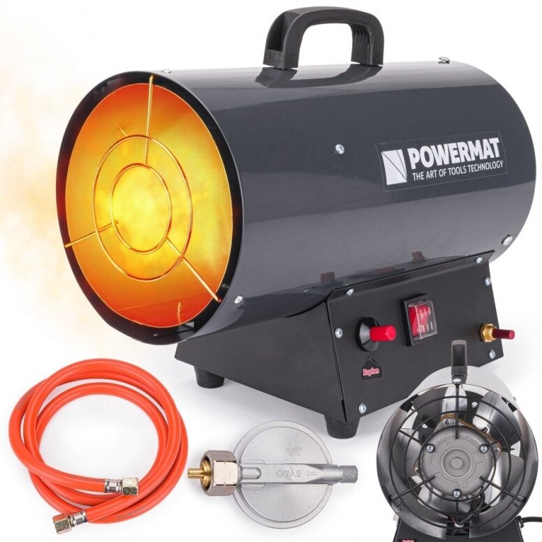 Dujinis šildytuvas 25kW Powermat gera kaina
