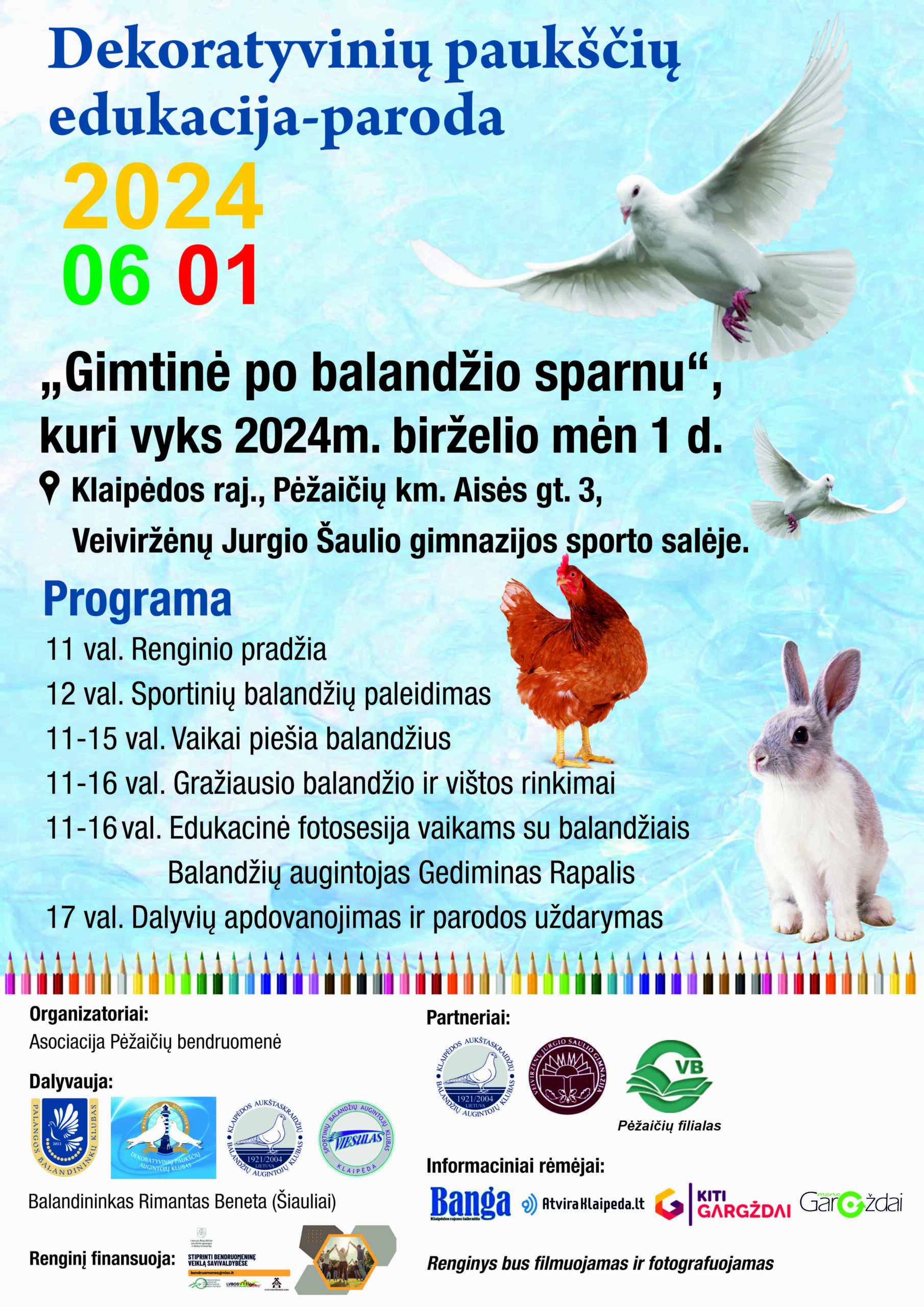 Edukacija - paroda "Gimtinė po balandžio spanu"