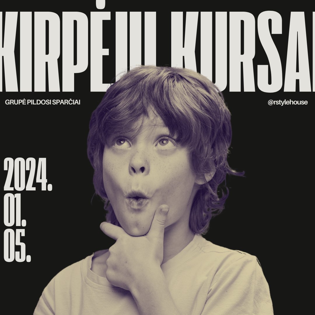 Plataus profilio kirpėjų kursai