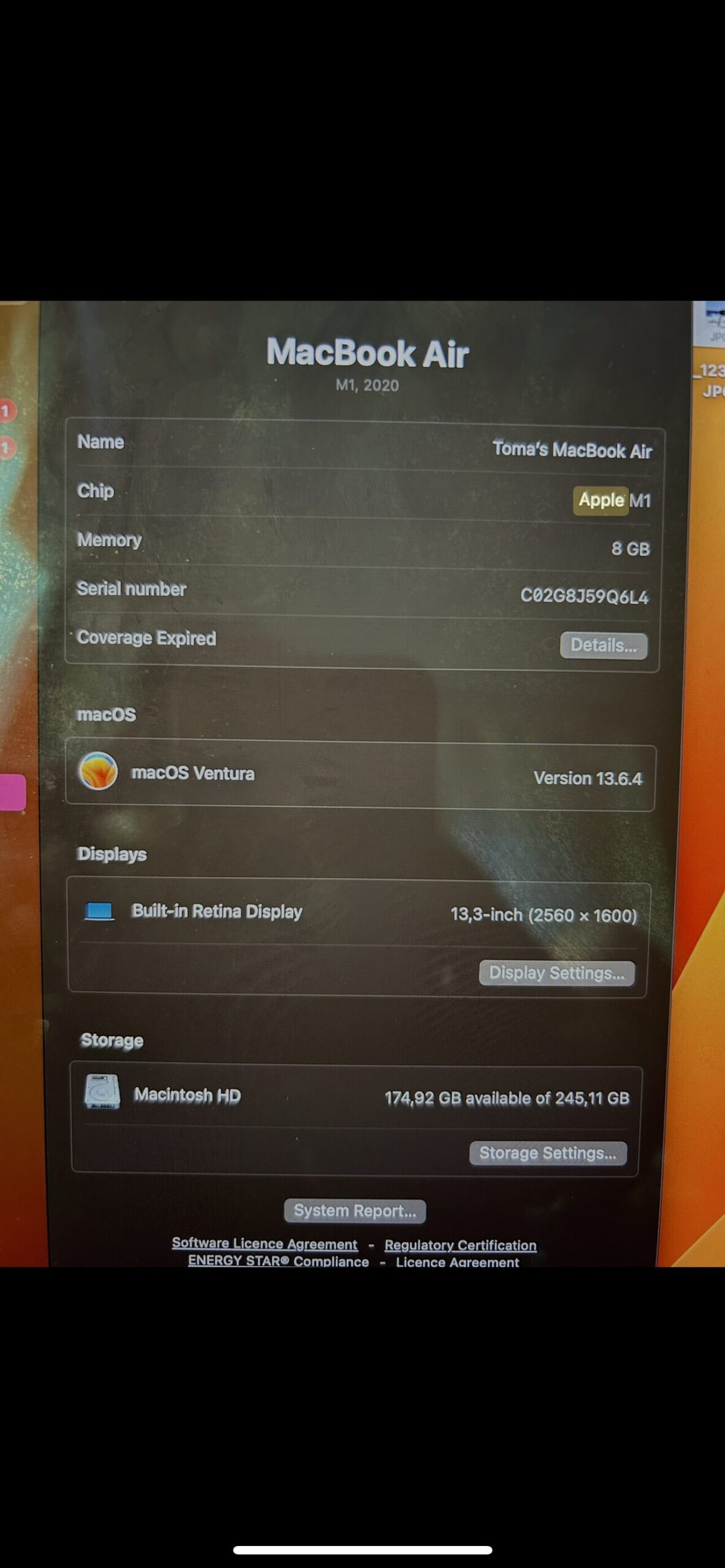 MacBook Air M1 2020