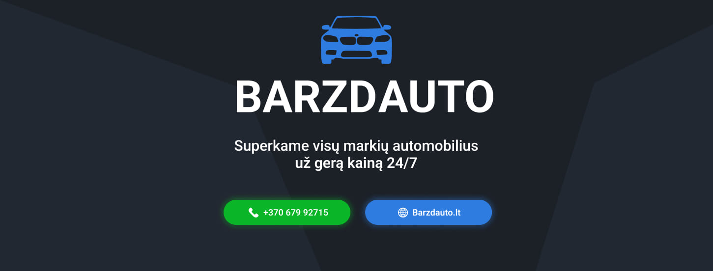 Automobilių supirkimas. MAZEIKIAI