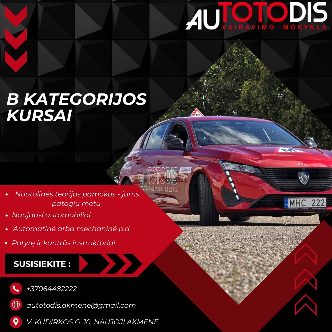 Vairavimo mokykla "AUTOTODIS"