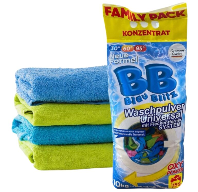 Universalūs skalbimo milteliai "Blau Blitz" 10 kg.