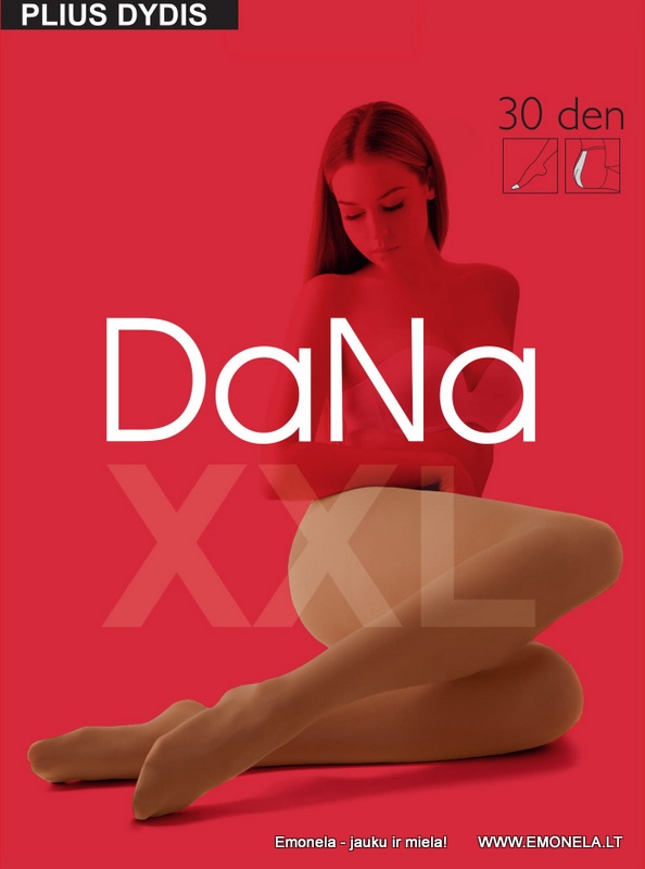 Pėdklenės 30 den XXL PLIUS DYDIS