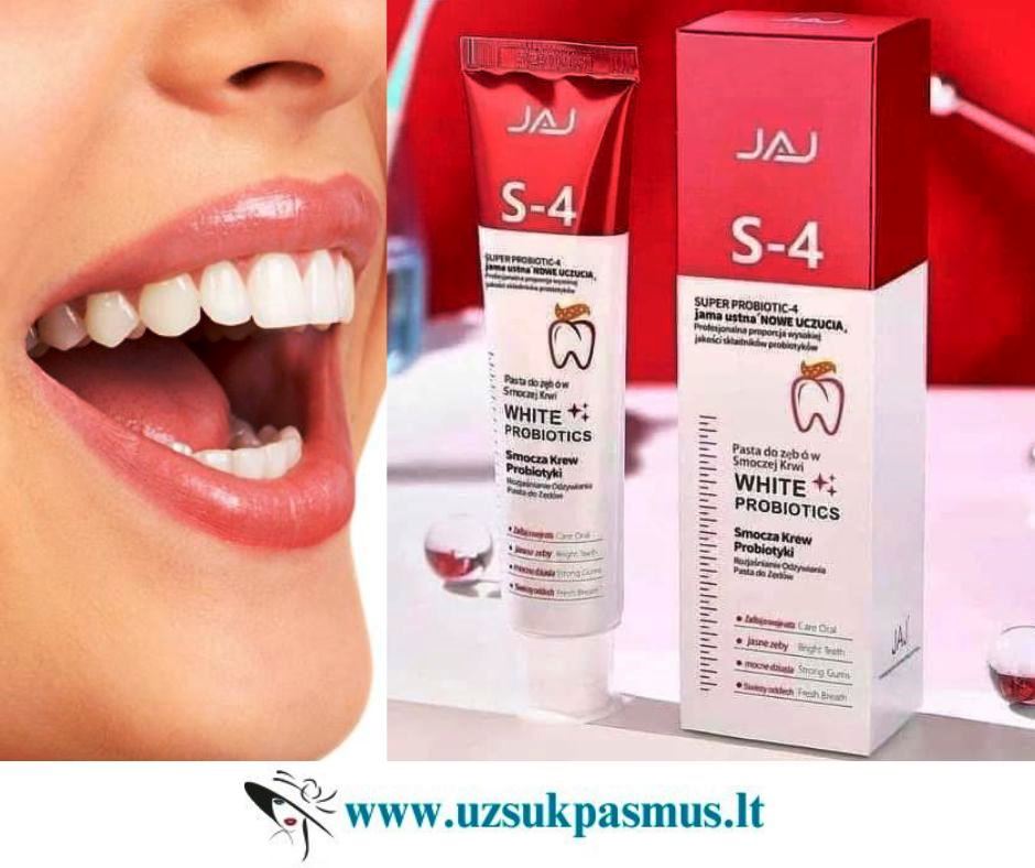 JAJ S-4 SUPER PROBIOTIC DANTŲ PASTA