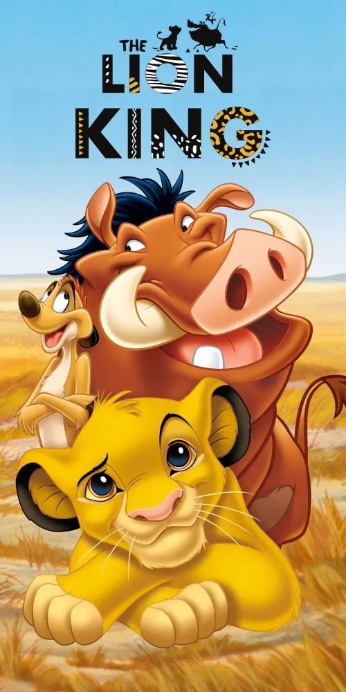 Vonios ir paplūdimio rankšluostis The Lion King