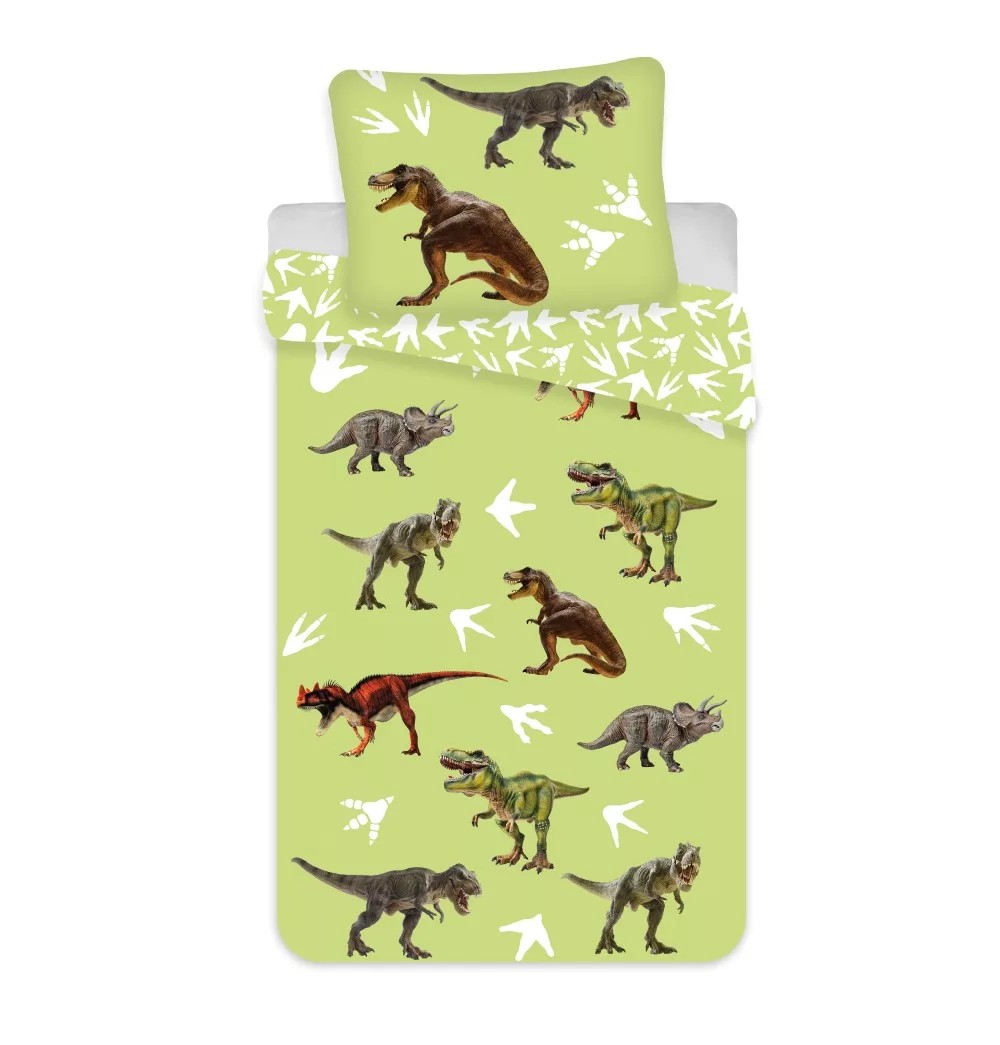 Patalynės komplektas Dinosaur Green