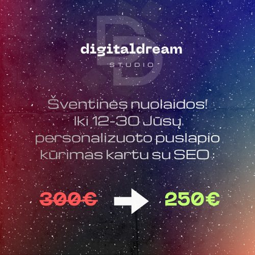 Jūsų verslui pritaikytos svetainės, e-parduotuvės.
