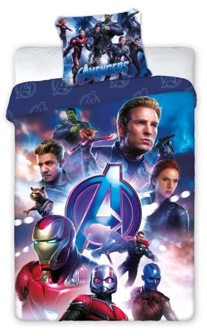 Vaikiškas patalynės komplektas „Marvel Avengers“ (Keršytojai)